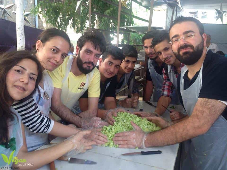 اجتماع النباتيين فريق حياة نباتية الثاني في دمشق