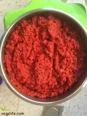 طريقة تحضير دبس الفليفلية الحمراء