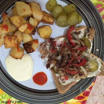 طريقة تحضير ساندويش بروتين الصويا النباتي الشهي