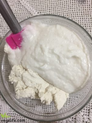 طريقة تحضير لبنة اللوز