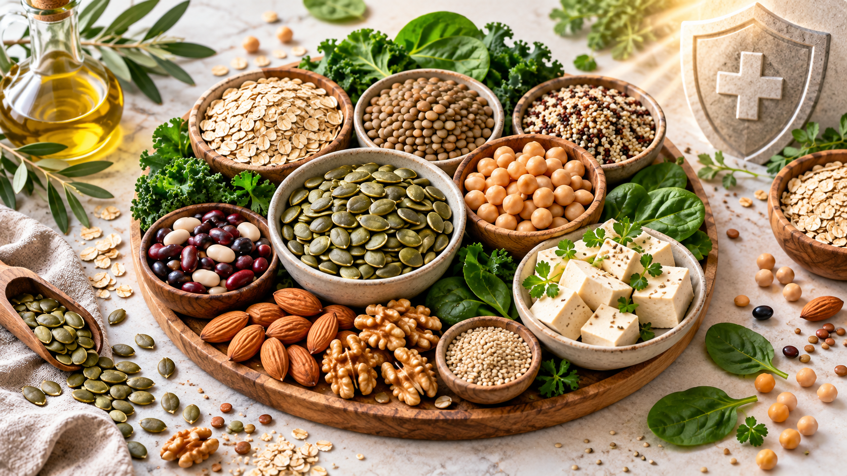 المدونة • حياة نباتية موقع ملتقى النباتيين، حياة نباتية من أجل الحيوان الانسان البيئة والسلام بذور اليقطين والبقول والتوفو والمكسرات والحبوب كمصادر نباتية للزنك